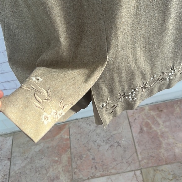 Liz Claiborne Collection woolmark blend sleeveless shift midi dress size 16 - Picture 7 of 13